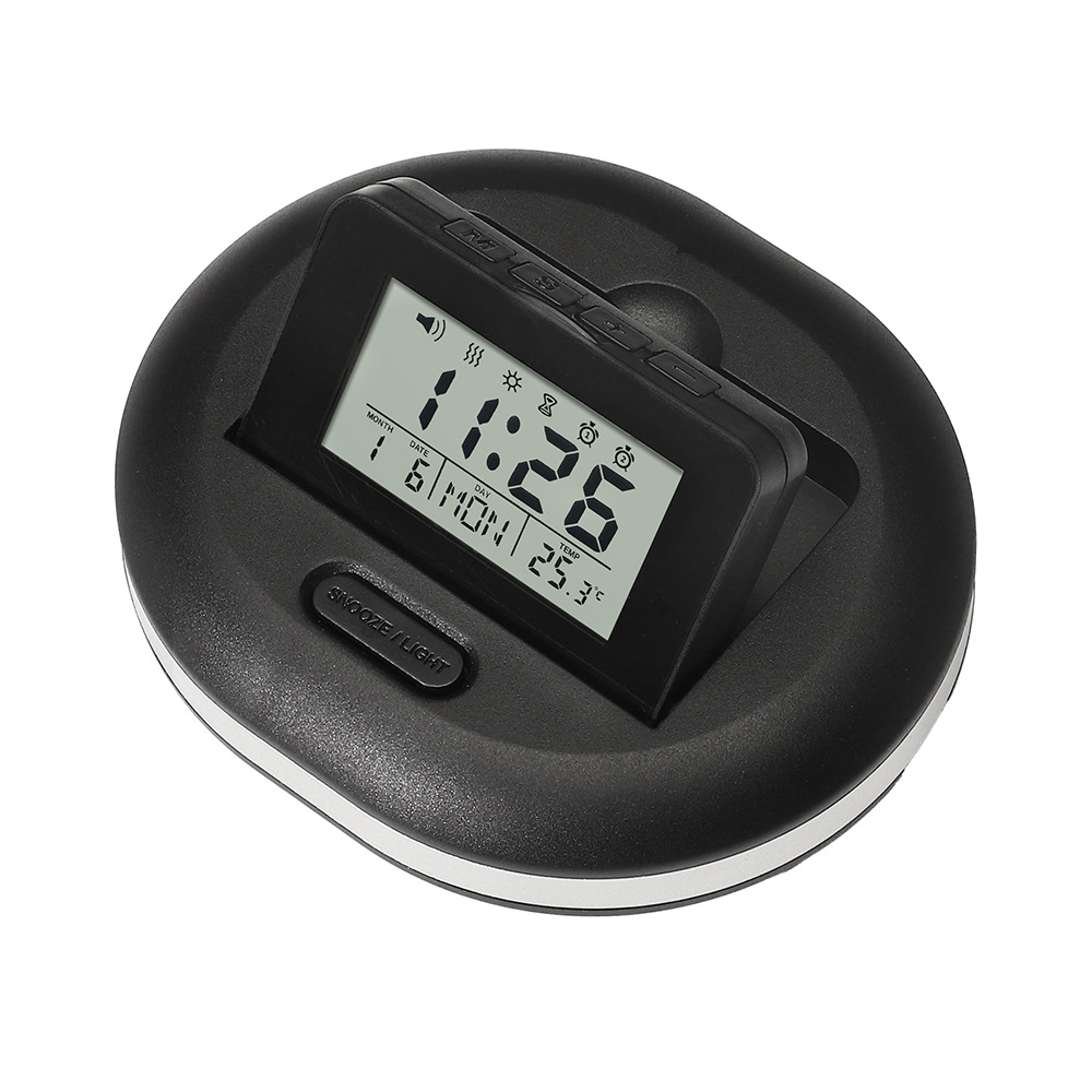 Cute Vibration Alarm Clock Student Dormitory Silent Timer Learning Tool Electronic Clock Snooze Clock Night Light