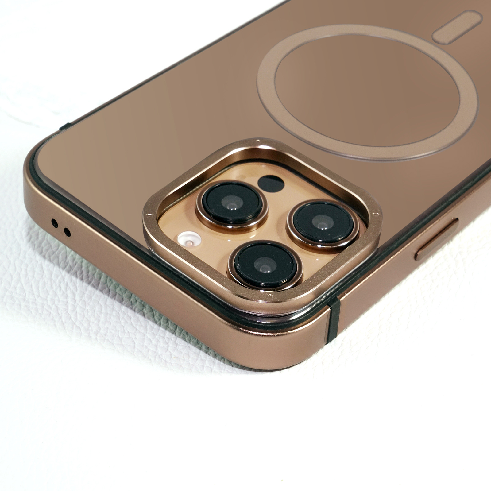 Magsafe Magnetic Case for iPhone 16 Pro Max Aluminum Alloy Frame iPhone 16 Pro Original Color