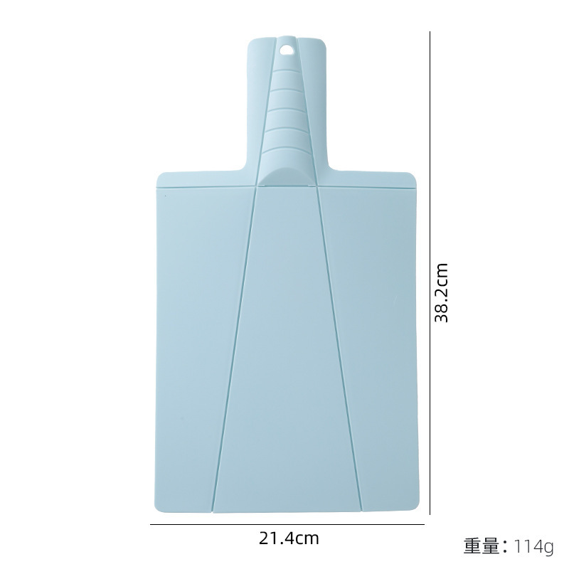Foldable Plastic Cutting Board for Home Use PP Salad Chopping Board Easy to Clean Kitchen Board