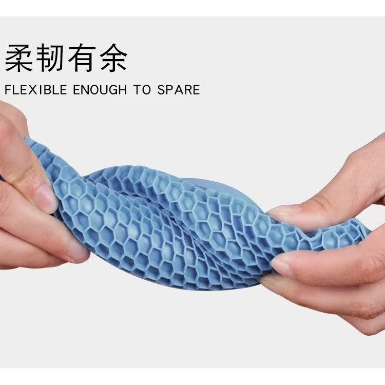 Thickened silicone square honeycomb mat, heat-resistant insulation table mat, home bowl mat, pot mat, food-grade degradable