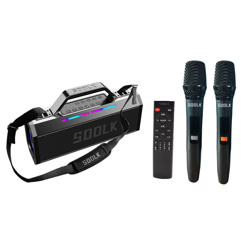 Shenlaike 150W Bluetooth Speaker HiFi German Super Bass Portable Outdoor Mobile K Song HiFi Audio