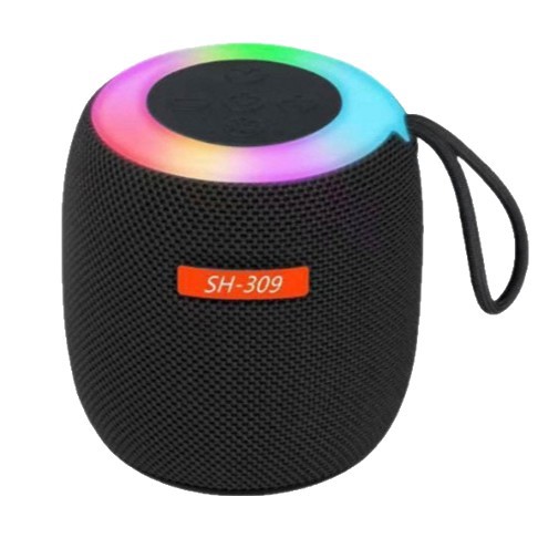 309 Wireless Bluetooth Speaker Colorful Light Audio Outdoor Heavy Bass Subwoofer Heavy Bass Gift Small Speaker