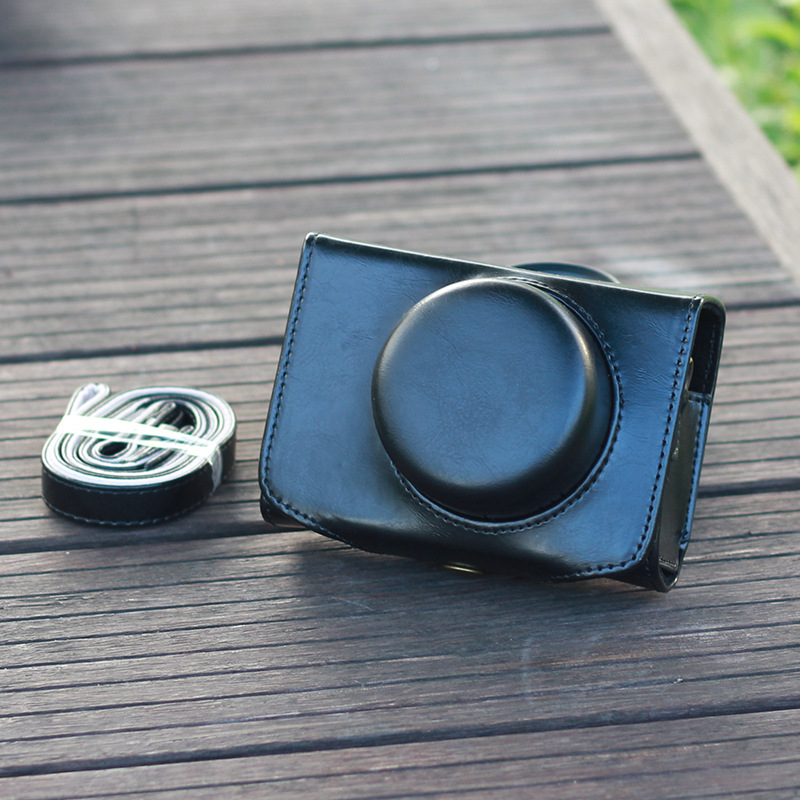 Leather case for Fujifilm X100V series X30 Nikon J5 Panasonic GF9 lx100 Canon camera bag