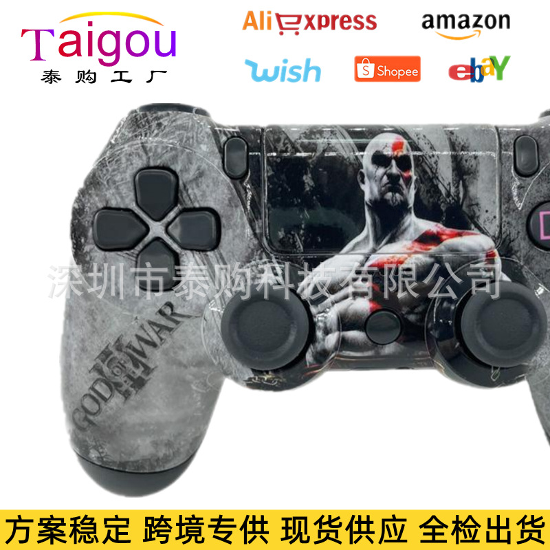 New p4 game controller scheme stable S4 controller Bluetooth 5.0 wireless vibration controller