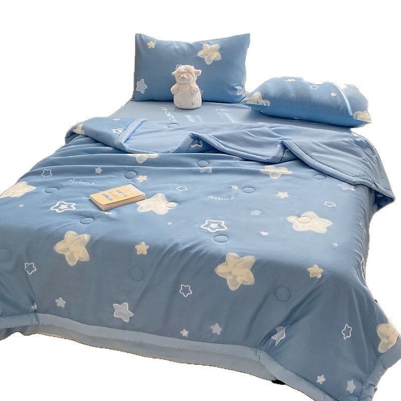 Ultra-cool summer quilt machine washable 2026 new summer air conditioner quilt summer thin quilt student single summer quilt
