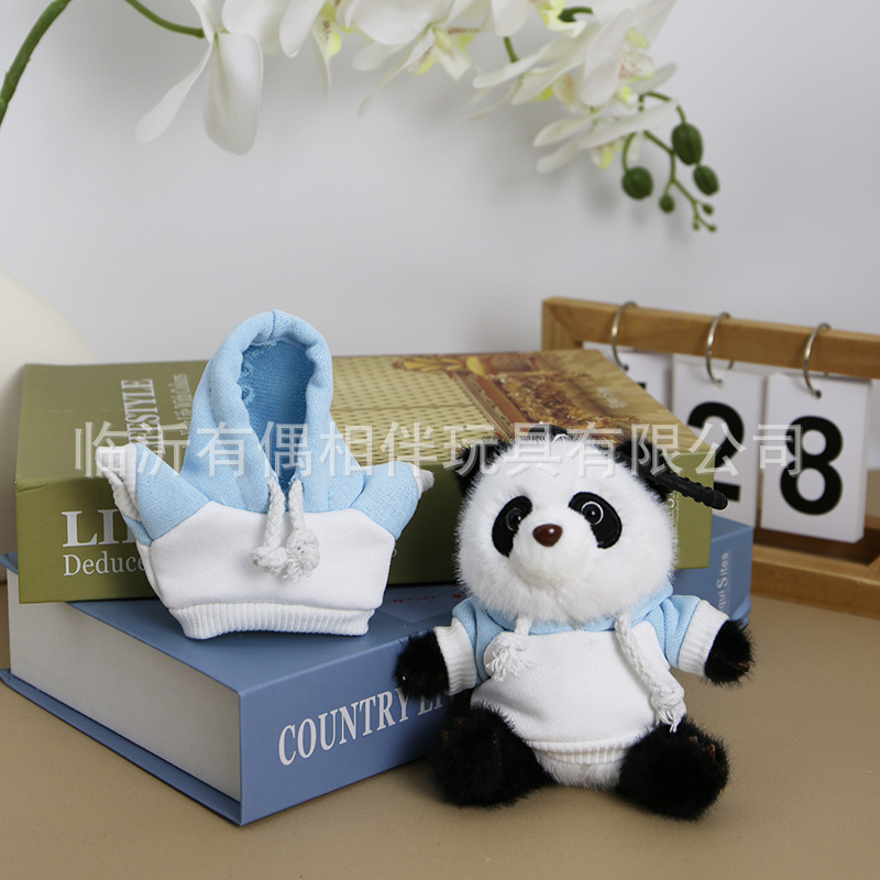 Panda pendant keychain backpack giant panda doll print name graduation gift engraved custom logo souvenir