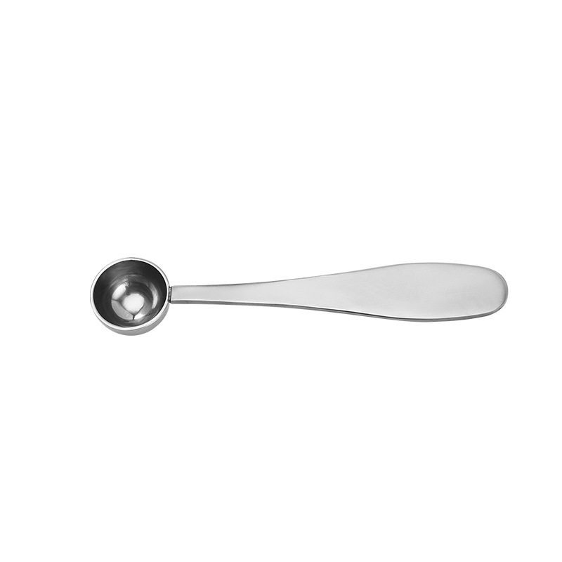 304 Stainless Steel Coffee Bean Spoon Kitchen High Precision Commercial Measuring Spoon Long Handle Salt Milk Powder Seasoning Spoon