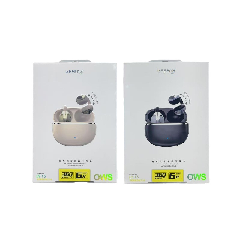 TWS earphones collection wireless Bluetooth earphones OWS open earphones clip-on Bluetooth earphones noise-canceling dual ear Bluetooth earphones