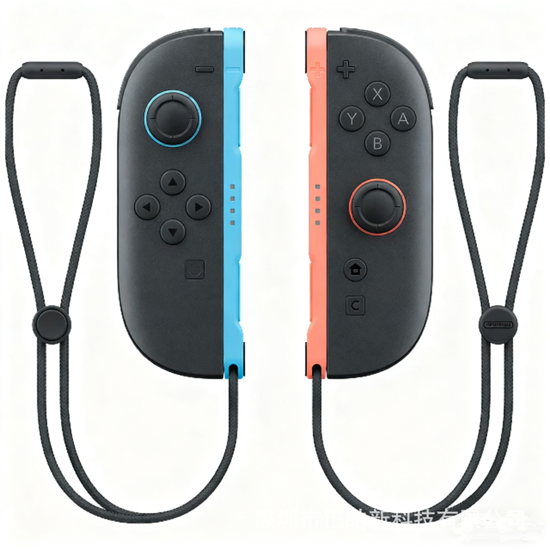 NS2 Switch joycon left and right game controller colorful RGB light effect wake-up 5.2 Bluetooth