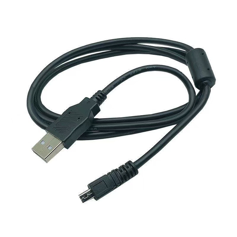 Digital camera phone universal USB to small port 8P8 pin data connection cable charging cable five-core wire