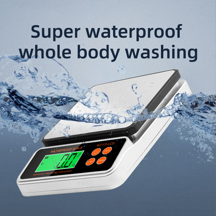 F3A new waterproof electronic scale household baking small kitchen electronic scale commercial coffee gram scale