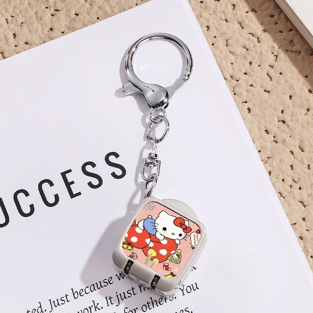 Cute Cartoon Mini Nail Clipper Portable Foldable One-Press Open Keychain