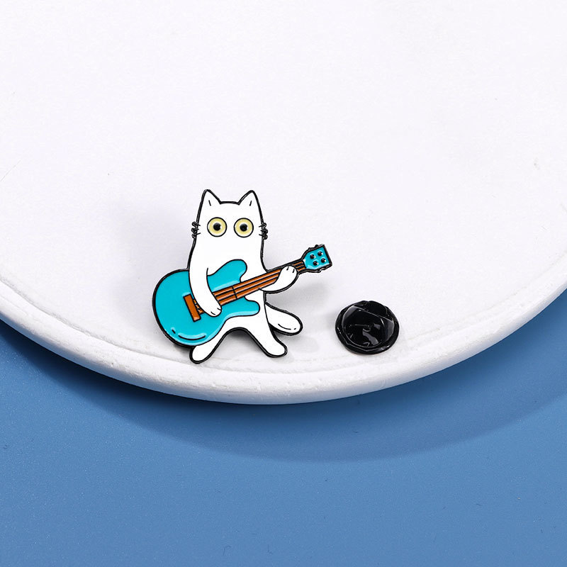 Original Cartoon Badge Cute Animal Cat Series Brooch Student Backpack Clothes Decoration