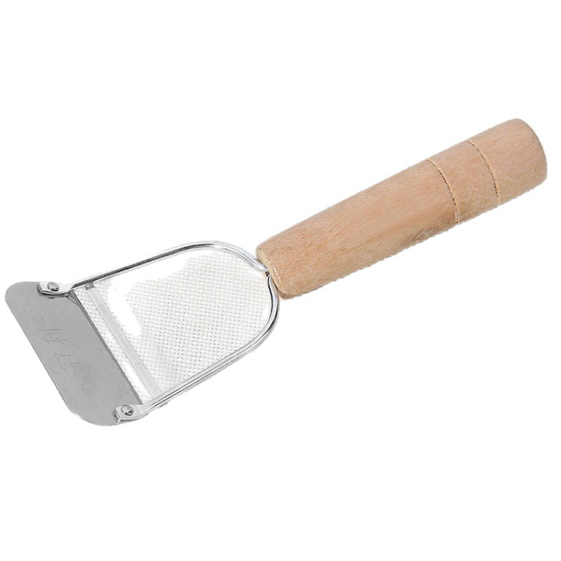Two-dollar store wooden handle planer peeler stainless steel fruit and vegetable peeler vegetable and fruit peeling knife