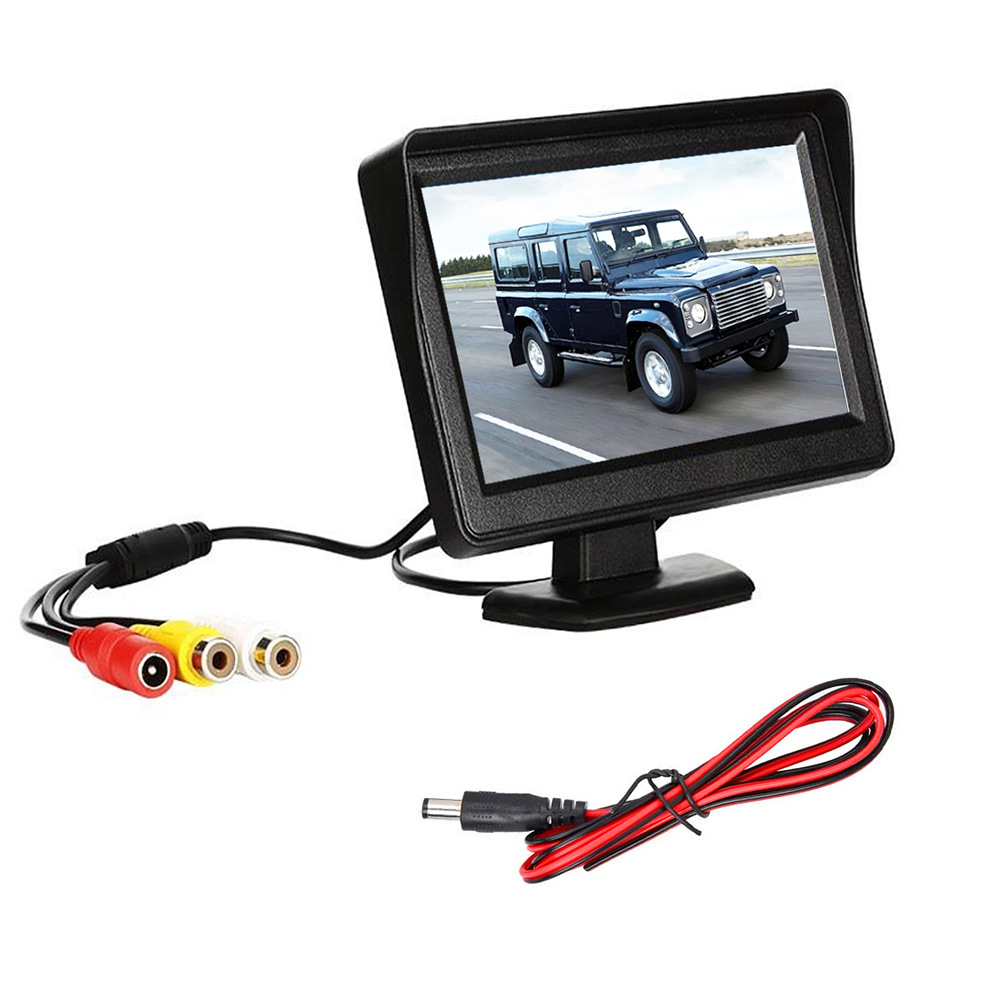 Car vehicle small car monitor reversing image AV 4.3 inch display screen truck 5 inch 7 inch