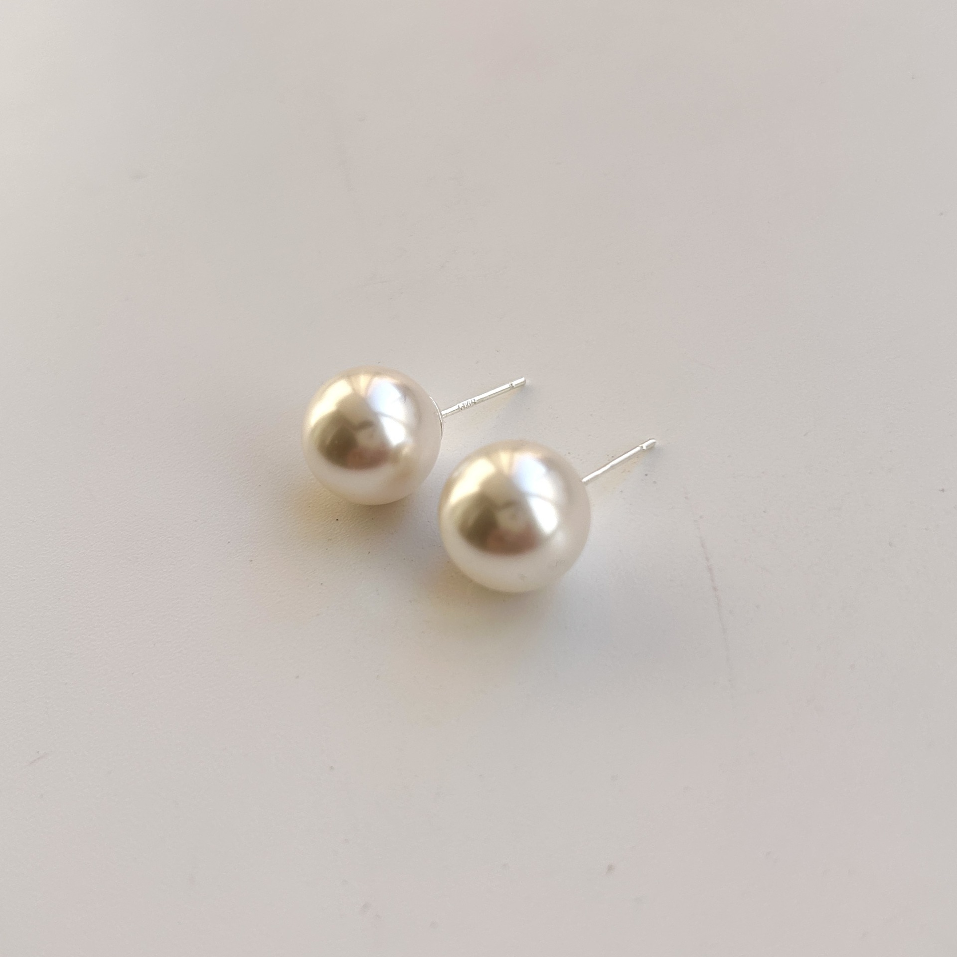 10mm · 暖白珍珠999银针款