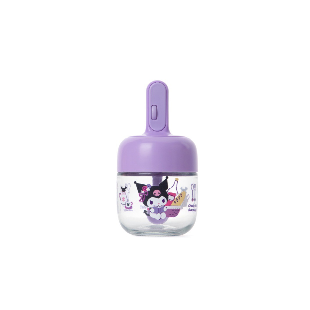 Sanrio Seasoning Jar Official Rolling Retractable Salt Jar Cartoon Kitchen Utensil Spoon Lid Integrated Sealed Cartoon KT Seasoning Jar