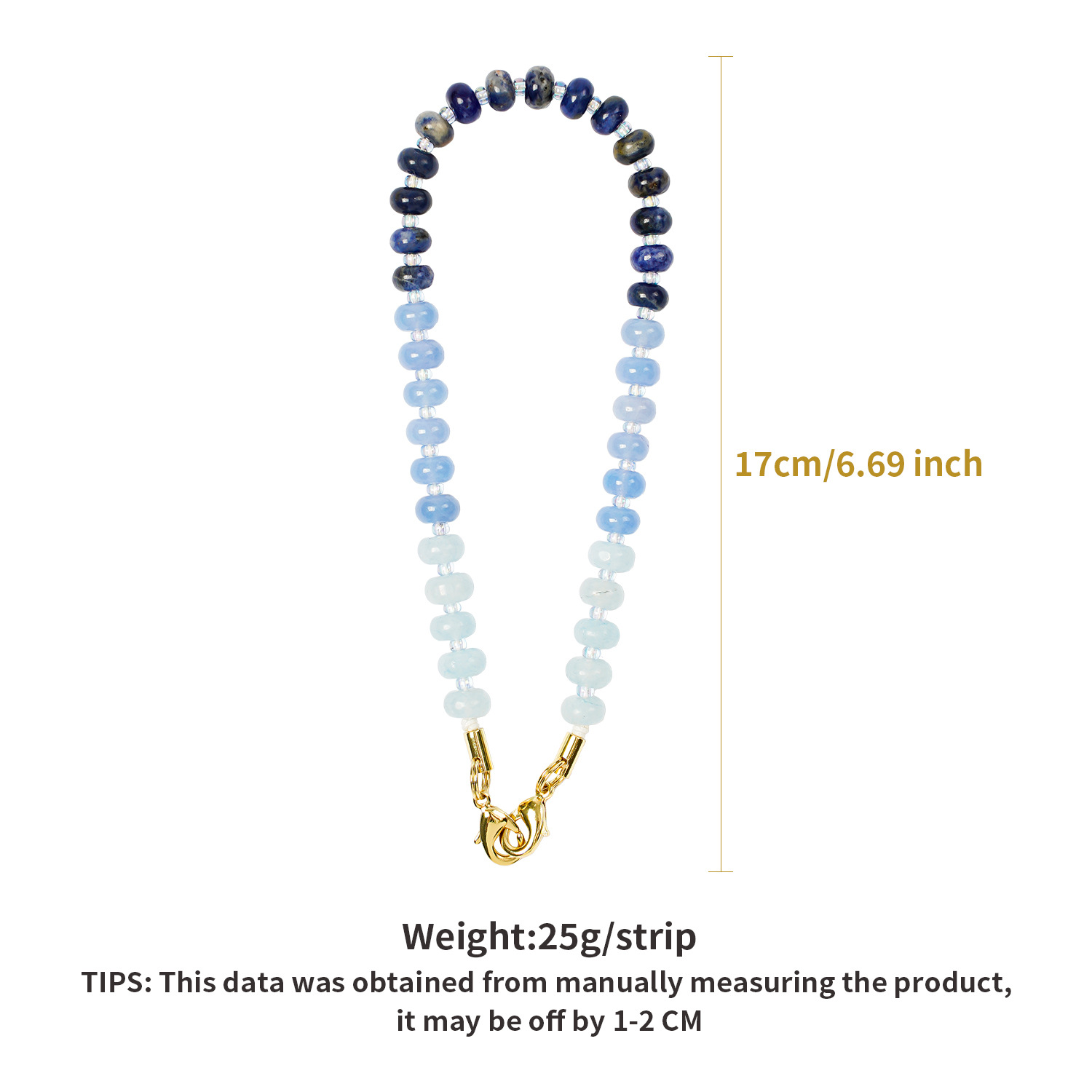New Natural Stone Phone Chain Original Street Style Anti-loss Phone Lanyard for Women