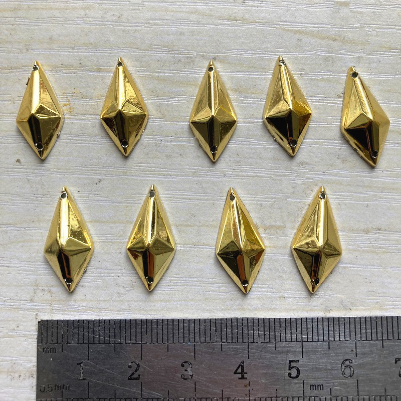 金色10X20mm50颗