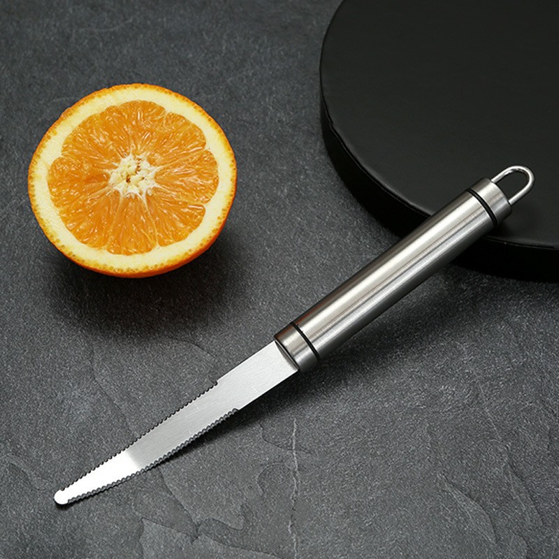 Stainless Steel Orange Peeler Navel Orange Knife Grapefruit Knife Fruit Remover Kitchen Salad Small Tool