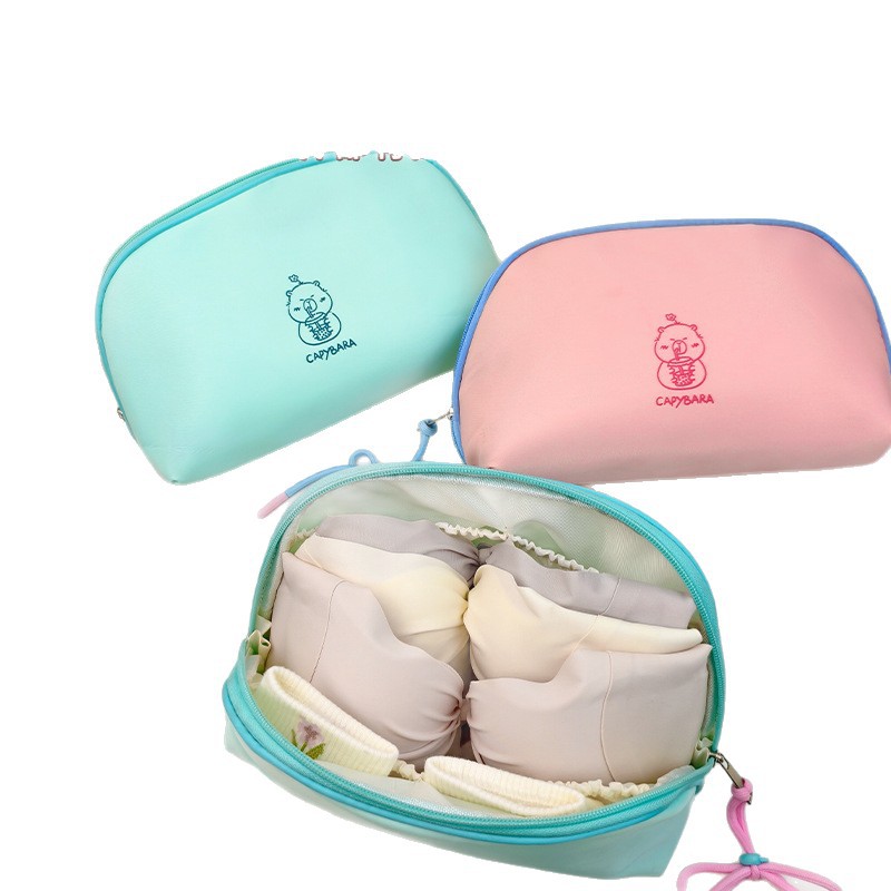 Portable Underwear Storage Bag 3-in-1 Travel Business Trip Socks Luggage Separation Bra Panties Storage Bag