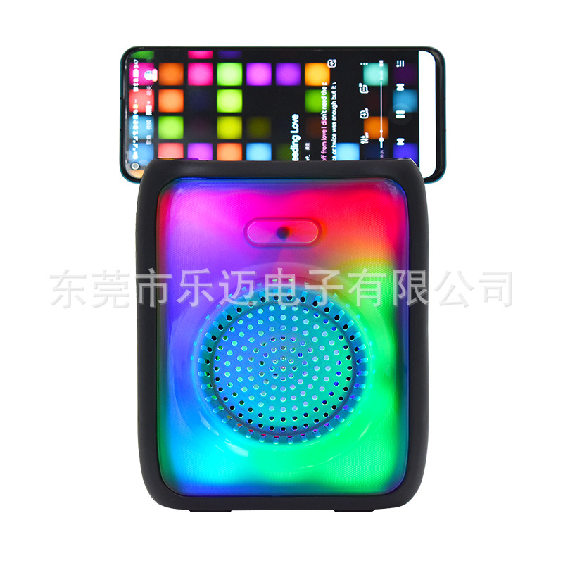 New 3-inch Bluetooth Speaker Outdoor Handle with Card Slot Subwoofer Home High Volume Small Audio Gift