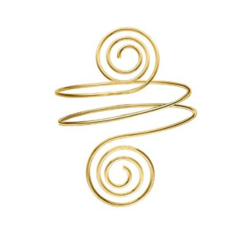 New eBay accessory punk exaggerated metal spiral bracelet arm ring
