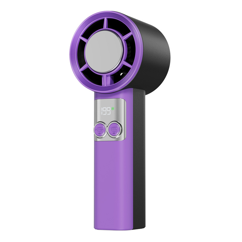 Semiconductor Cooling Small Fan Ice Compress High Speed Fan Handheld Fan Outdoor Portable Charging