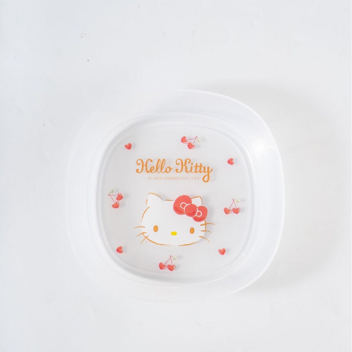 Sanrio Official Transparent Plate Dopamine Bone Plate Table Trash Plate Bone Plate Cartoon Plastic Small Plate