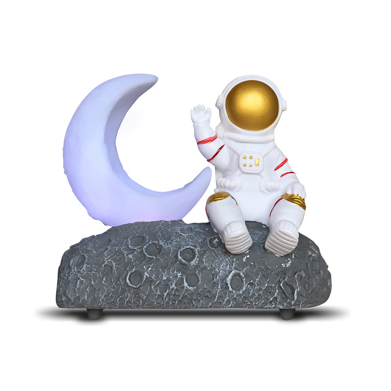 Moon lamp astronaut Bluetooth speaker new gift cartoon birthday gift ornament audio Y-589