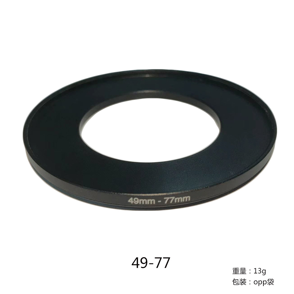 SLR camera accessory UV filter adapter ring 37-52-55-58-62-67-72-77-82mm step-up ring