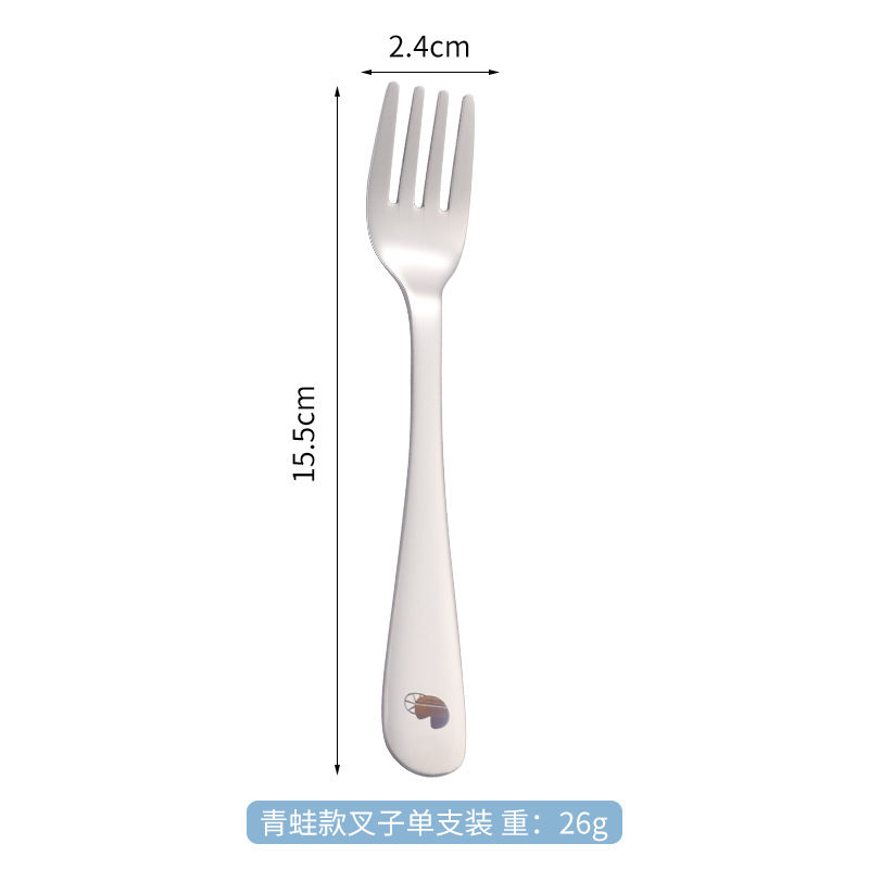 304 stainless steel cartoon spoon baby food spoon infant cute spoon baby learning to eat feeding spoon children's spoon