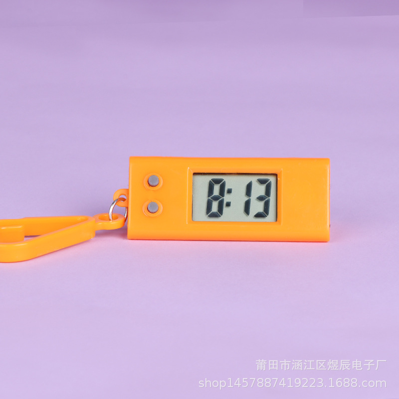Student Exam Electronic Watch Men's and Women's Gift Small Hanging Watch Electronic Watch Keychain Backpack Hanging Watch Electronic Watch