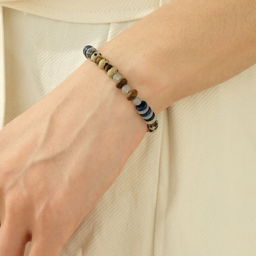 Agarwood Echo Bracelet New Chinese Style Agarwood Natural Stone Bracelet for Women 2025 Spring Summer New