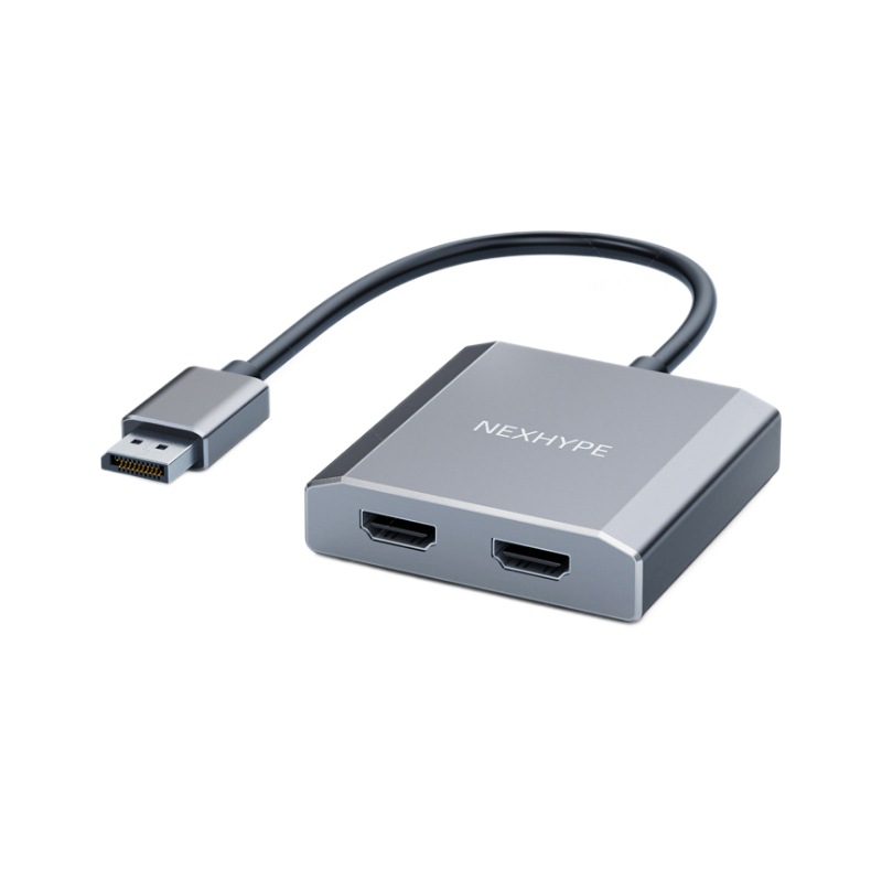 Dual HDMI docking station different display computer split screen multi-screen three or four screen different display splitter DP to dual HDMI docking station