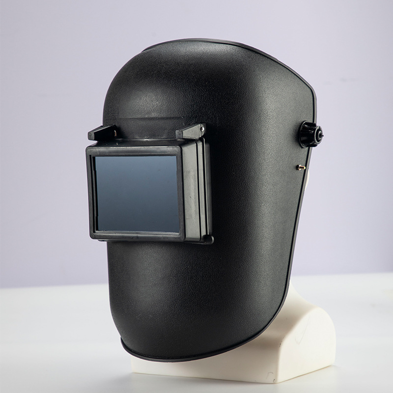 Head-mounted welding helmet argon arc welding safety protection welder face shield anti-impact face burning desktop welding face shield