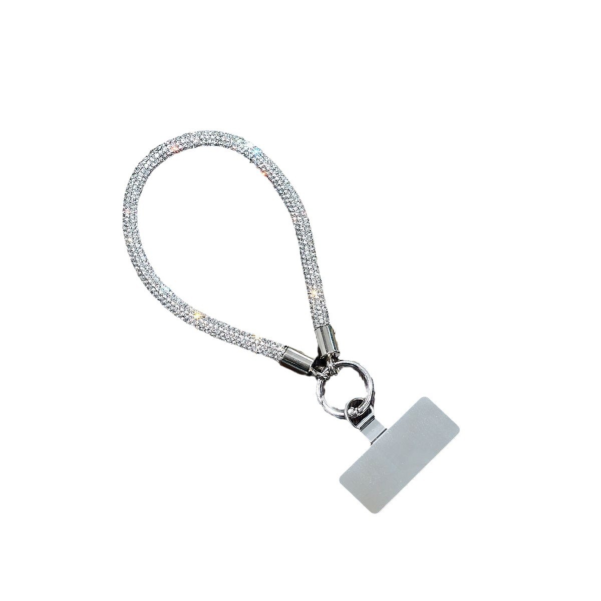 Mobile phone lanyard rhinestone short hanging chain hand wrist phone hanging ornament phone chain