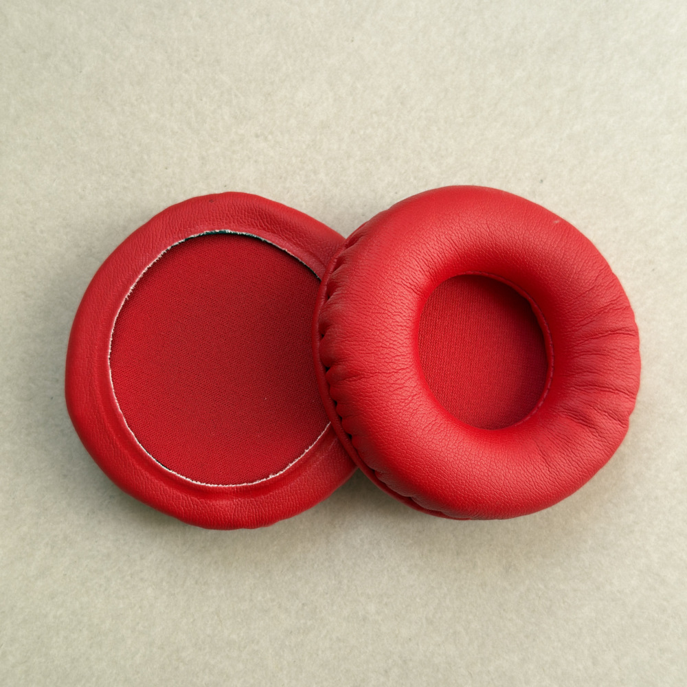 Round diameter 45-110mm headphone pads 55 65 70 75 80 90 100 leather sponge headphone ear covers