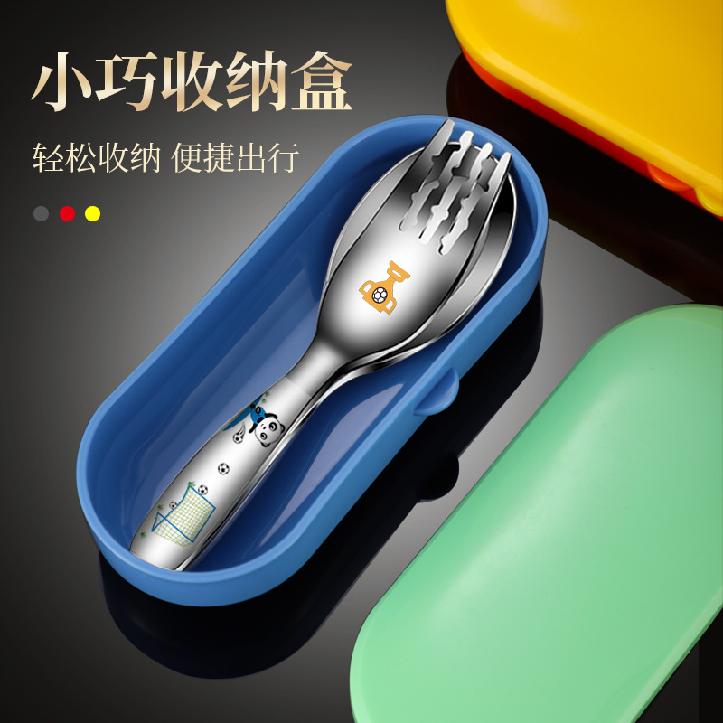 316 stainless steel spoon children's spoon love toddler baby eating soup rice spoon dessert spoon