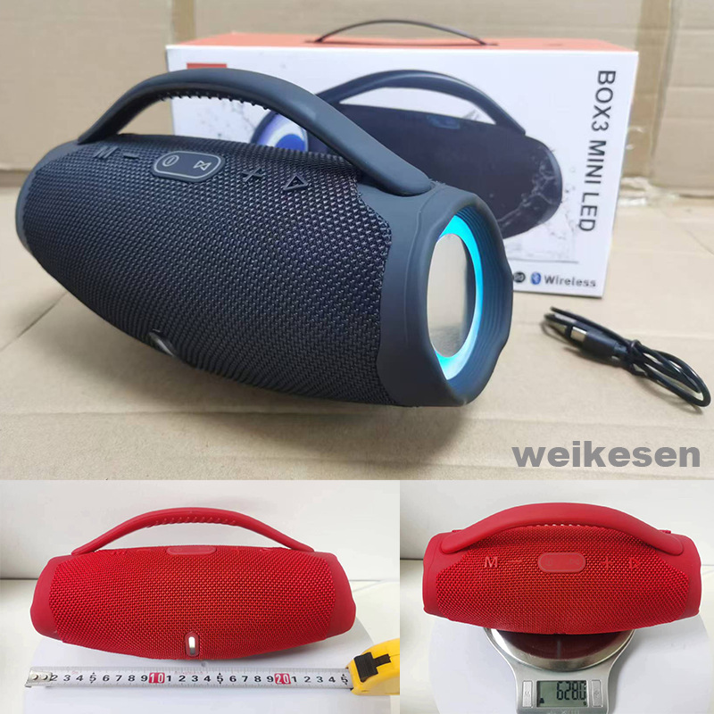 Mini War God 3rd Gen Wireless Bluetooth Speaker Outdoor Portable LED Sound Boombox3 Gift