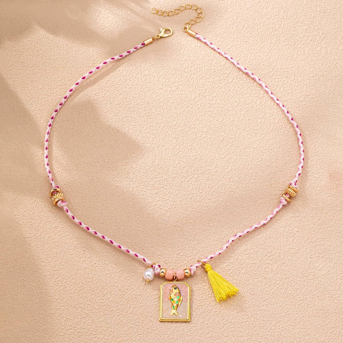 Qingdao Daiwei Accessories Bohemian Style Marine Life Pendant Decorated Necklace Stackable Necklace Women's
