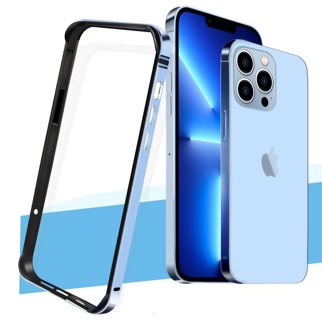 Aluminum Alloy Ultra-thin Metal Frame Anti-drop Case for iPhone 13 Pro Max New