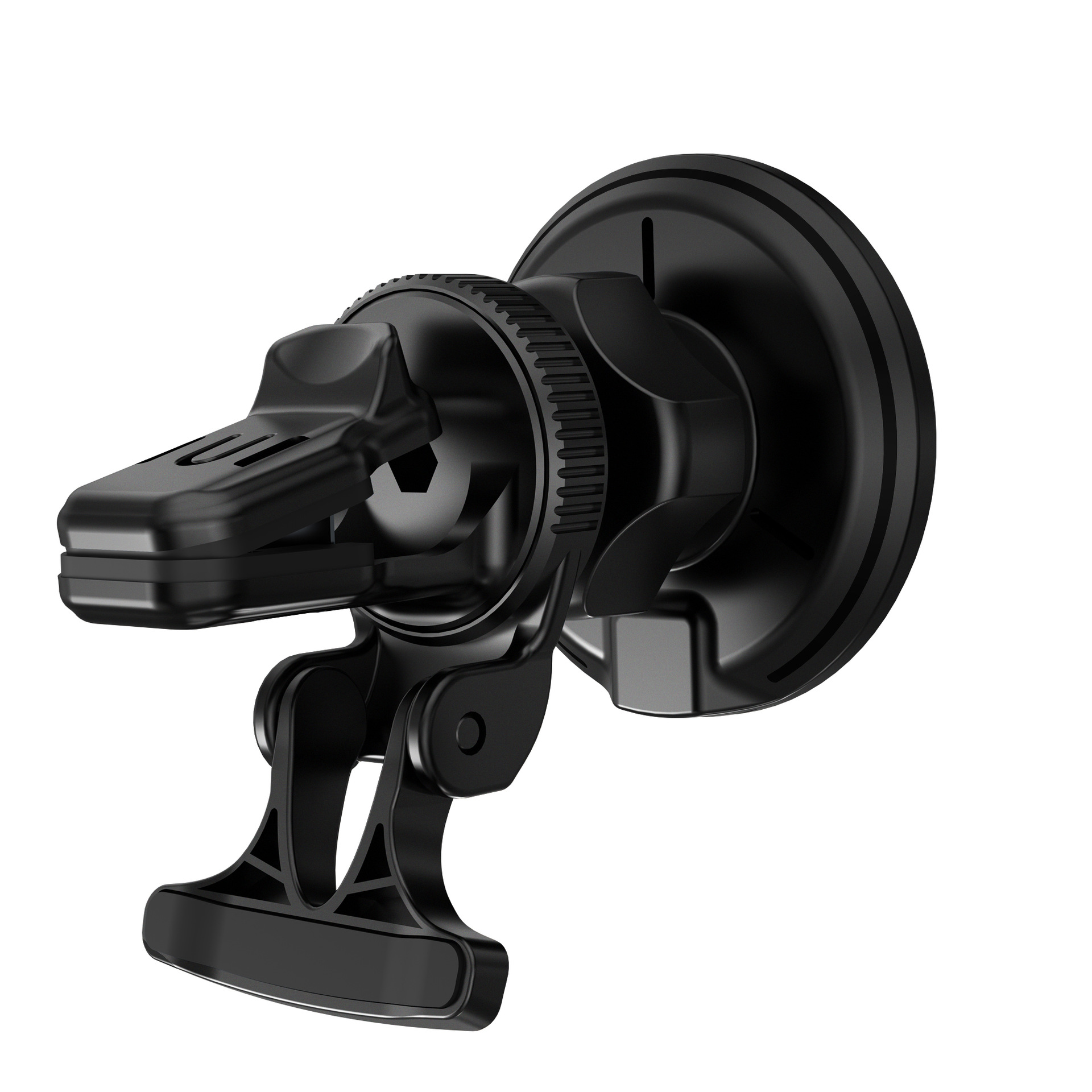 New magnetic car wireless fast charging phone mount RGB running light strong magnetic car magnetic wireless charger