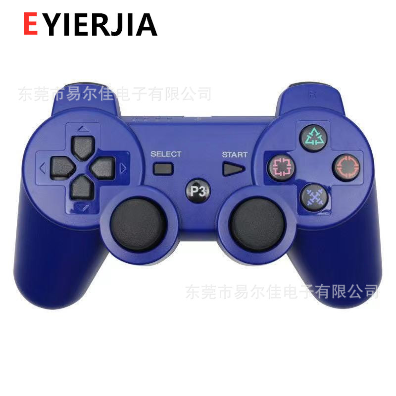 P3 controller wireless Bluetooth dual vibration snowflake buttons universal buttons multi-color PS3 game controller