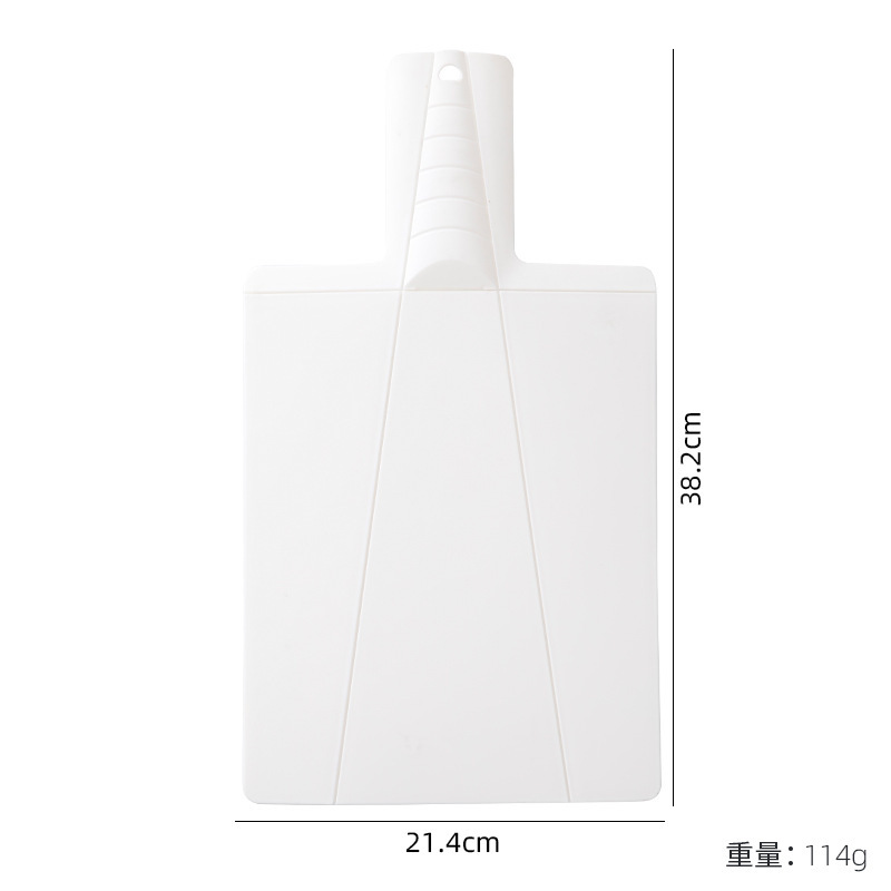 Foldable Plastic Cutting Board for Home Use PP Salad Chopping Board Easy to Clean Kitchen Board