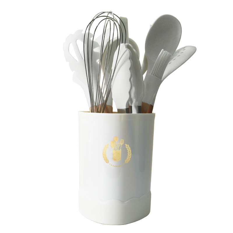Silicone spatula soup spoon 11-piece set non-stick pan silicone spatula food-grade silicone kitchen utensil set