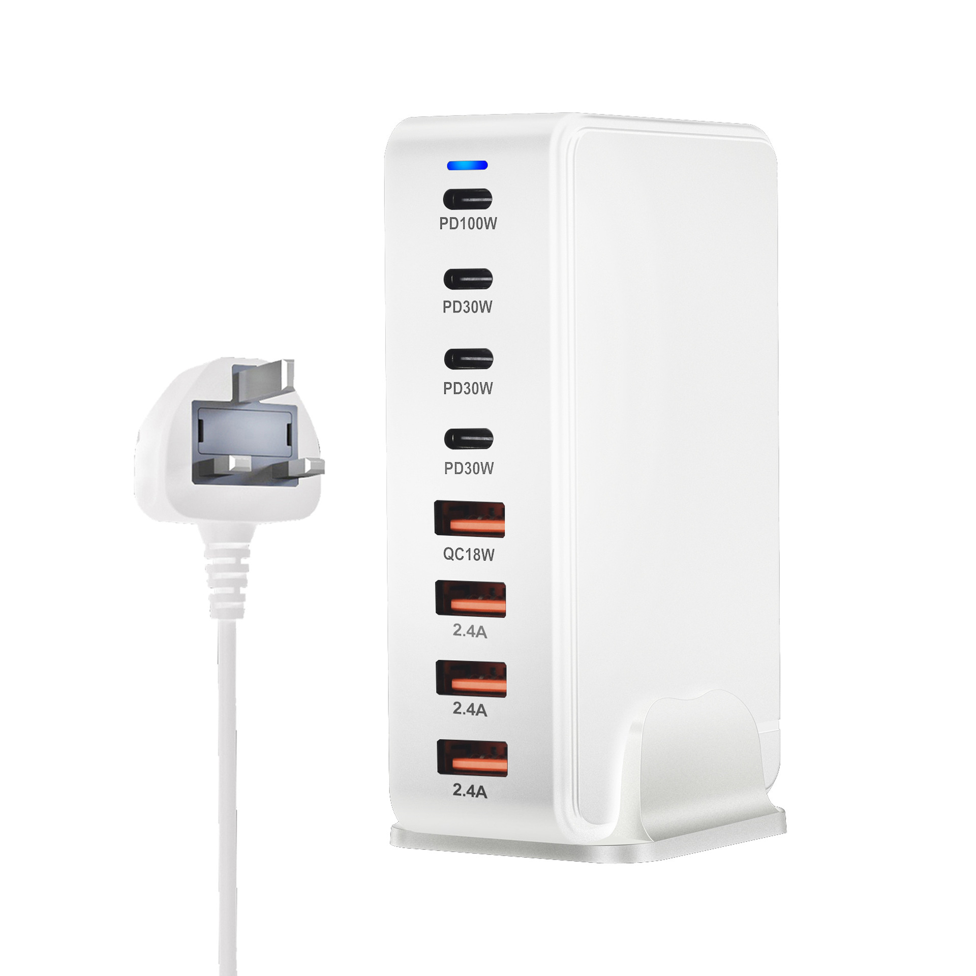 268W 286W 240W GaN Desktop PD Charger Phone Laptop Multi-Port Charger