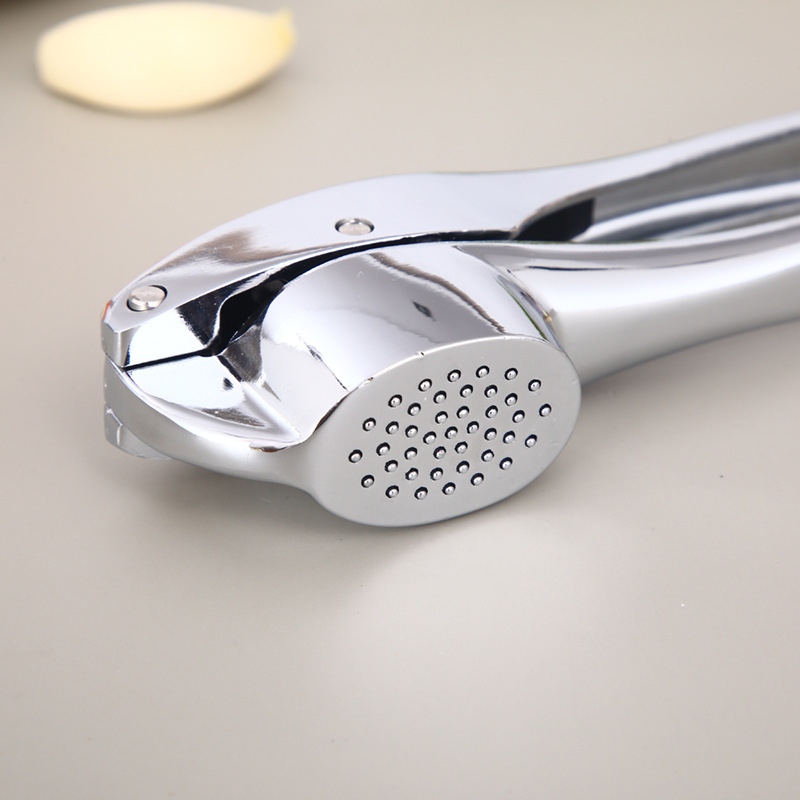 Zinc Alloy Garlic Press Kitchen Manual Garlic Mincer Household Daily Necessities Kitchen Small Tool Gift