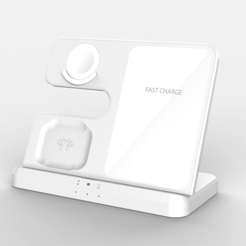Private mold multi-function three-in-one wireless charger for Samsung phones watches earphones fast charging wireless charger
