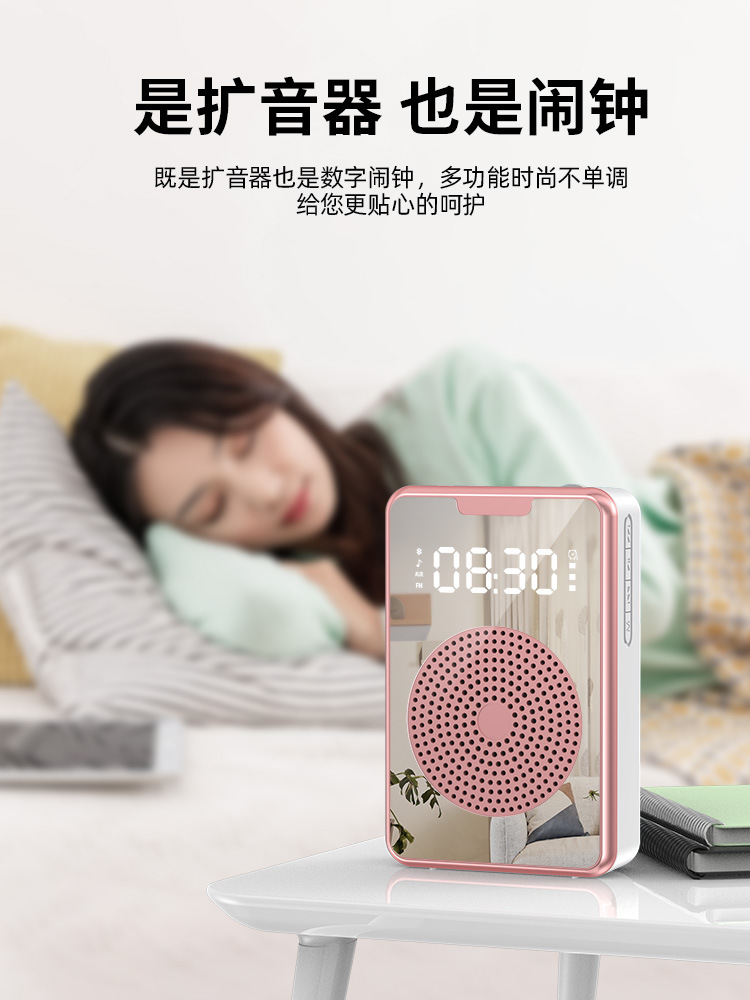 New Portable Wireless Bluetooth Microphone Teaching Bee Amplifier Outdoor Sales Tour Guide Speaker Loudspeaker
